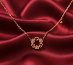 Load image into Gallery viewer, 925 Sterling Silver Heart Flower Shape Pendant Necklace with Adjustable Length