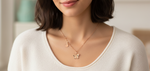 Load image into Gallery viewer, 925 Sterling Silver Butterfly Shape Pendant Necklace with Adjustable Length