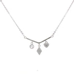 Load image into Gallery viewer, Premium 925 Silver Pendant Necklace with Multi-Charm Design