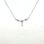 Load image into Gallery viewer, Luxury 925 Sterling Silver Crystal Flower Pendant with Chain