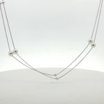 Load image into Gallery viewer, Luxury 925 Silver Pearl Necklace for Girls & Women