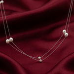 Load image into Gallery viewer, Luxury 925 Silver Pearl Necklace for Girls & Women