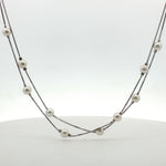 Load image into Gallery viewer, 925 Sterling Silver Pearl Necklace for Women