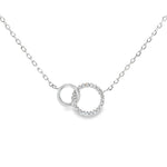 Load image into Gallery viewer, 925 Sterling Silver Round Pendant Necklace with Adjustable Length