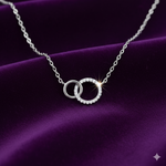 Load image into Gallery viewer, 925 Sterling Silver Round Pendant Necklace with Adjustable Length