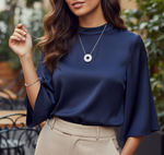 Load image into Gallery viewer, 925 Sterling Silver Round Pendant Necklace with Adjustable Length