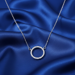Load image into Gallery viewer, Circle of Life 925 Silver Necklace with Adjustable Length