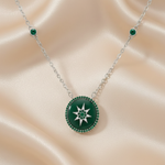 Load image into Gallery viewer, 925 Sterling Silver Star Pendant Necklace with Adjustable Length