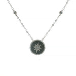 Load image into Gallery viewer, 925 Sterling Silver Star Pendant Necklace with Adjustable Length