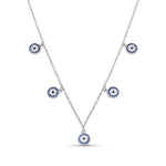Load image into Gallery viewer, Silver Evil Eye 925 Necklace
