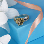 Load image into Gallery viewer, Black Rose 925 Sterling Silver Ring