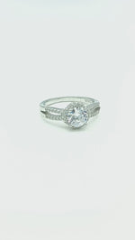 Load and play video in Gallery viewer, Subham Halo 925 Silver Ring
