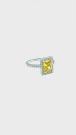 Load and play video in Gallery viewer, The Celestial Bridal 925 Silver Ring
