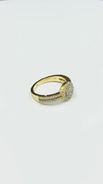 Load and play video in Gallery viewer, Swati Flower 925 Silver Ring