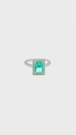 Load and play video in Gallery viewer, The Celestial Bridal 925 Silver Ring