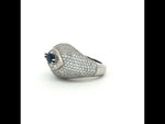 Load and play video in Gallery viewer, Premium 925 Sterling Silver Solitaire Ring with Sparkling Stone