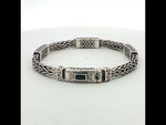 Load and play video in Gallery viewer, 925 Silver Royal Ethnic Kada Bracelet for Men