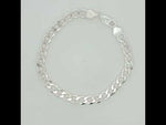 Load and play video in Gallery viewer, Luxury 925 Silver Ethnic Designer Bracelet for Men