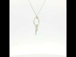 Load and play video in Gallery viewer, You Hold Key To My Heart 925 Sterling Silver Pendant With Chain Adjustable Length
