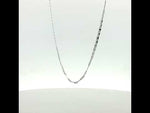 Load and play video in Gallery viewer, Silver Link 925 Sterling Silver Women's Chain 18 Inch