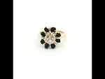 Load and play video in Gallery viewer, 925 Sterling Silver Timeless Black Beads Solitaire Ring