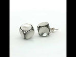 Load and play video in Gallery viewer, Classic 925 Sterling Silver Everyday Stud Earrings