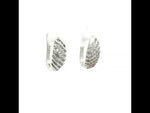Load and play video in Gallery viewer, Stylish 925 Sterling Silver Hoop Earrings For Women