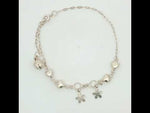 Load and play video in Gallery viewer, Premium 925 Sterling Silver Anklets with Adjustable Length