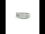 Load and play video in Gallery viewer, Sparkling Eternity Shimmer 925 Sterling Silver Ring