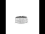 Load and play video in Gallery viewer, Eternity Band 925 Sterling Silver Men's Ring