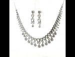 Load and play video in Gallery viewer, Premium 925 Silver Necklace & Earrings Set for Women