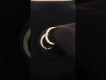 Load and play video in Gallery viewer, Elegant 925 Silver Hoop Earrings with Sparkling Stones