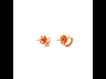 Load and play video in Gallery viewer, Premium 925 Sterling Silver Heart Shape Stud Earrings for Women