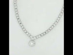 Load and play video in Gallery viewer, Premium 925 Silver Necklace & Earrings Set for Women