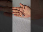 Load and play video in Gallery viewer, Designer 925 Sterling Silver Hand Mangalsutra For Women 7.5 Inch