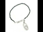 Load and play video in Gallery viewer, Designer 925 Sterling Silver Hand Mangalsutra For Women 8 Inch