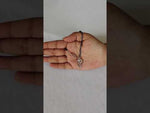 Load and play video in Gallery viewer, Designer 925 Sterling Silver Hand Mangalsutra For Women 7.2 Inch