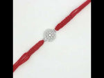 Load and play video in Gallery viewer, Premium Flower 925 Sterling Silver Rakhi for Brother