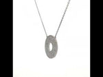 Load and play video in Gallery viewer, 925 Sterling Silver Round Pendant Necklace with Adjustable Length