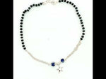 Load and play video in Gallery viewer, Madhuban 925 Sterling Silver Anklets with Adjustable Length