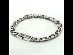 Load and play video in Gallery viewer, 925 Sterling Silver Tattoo Inspired Chain Bracelet for Men