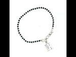 Load and play video in Gallery viewer, Designer 925 Sterling Silver H Latter Hand Mangalsutra For Women 7 Inch
