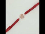 Load and play video in Gallery viewer, Premium Shree 925 Sterling Silver Rakhi for Brother