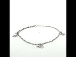 Load and play video in Gallery viewer, Madhuban 925 Sterling Silver Anklets with Adjustable Length