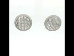 Load and play video in Gallery viewer, Luxury 925 Sterling Silver Sparkling Round Shape Earrings
