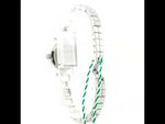 Load and play video in Gallery viewer, Premium 925 Sterling Silver Crystal Studded Watch for Women