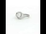 Load and play video in Gallery viewer, Stunning 925 Sterling Silver Solitaire Ring with Brilliant Cut Stone