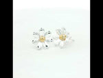 Load and play video in Gallery viewer, Beautiful 925 Sterling Silver Fashion Stud Earrings