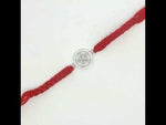 Load and play video in Gallery viewer, Premium 925 Round Star Sterling Silver Rakhi for Brother