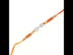 Load and play video in Gallery viewer, Premium Infinity 925 Sterling Silver Rakhi for Brother
